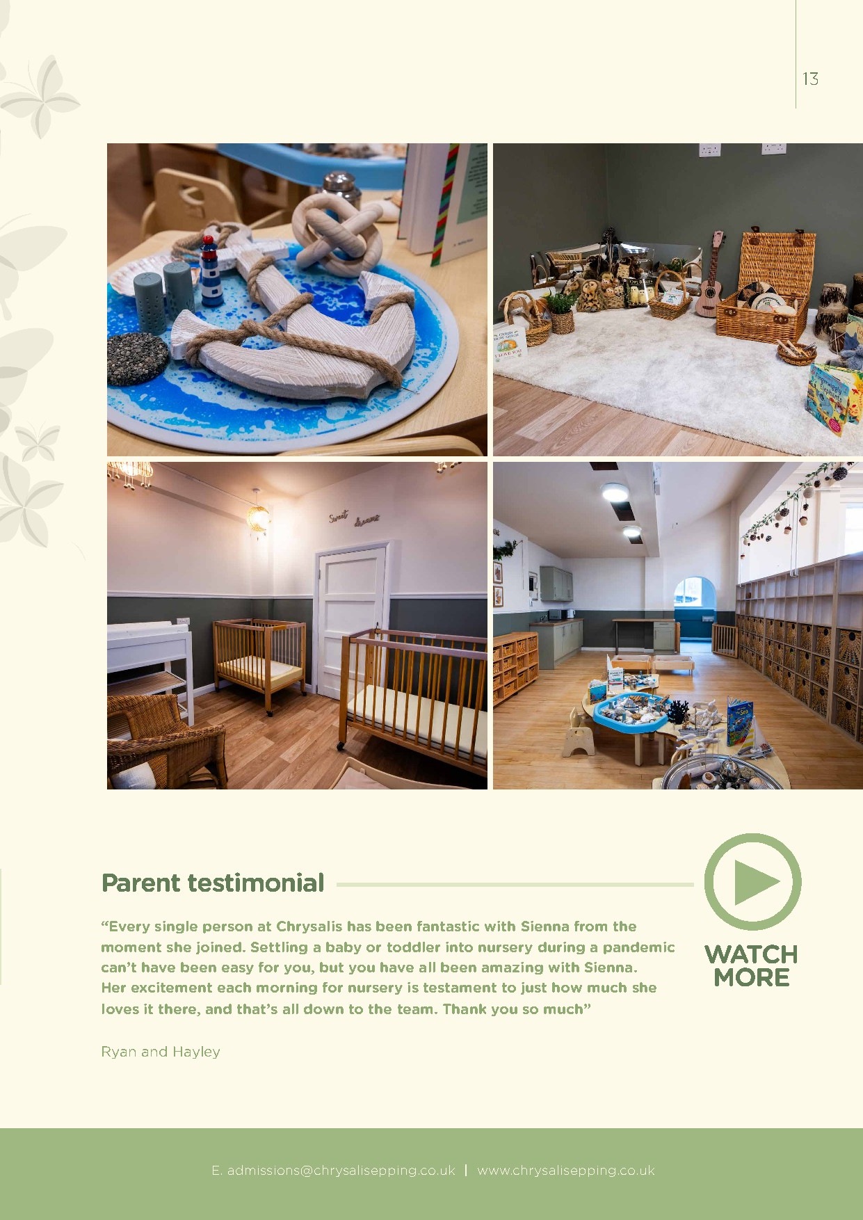 Chrysalis Epping prospectus, page 13 of 26