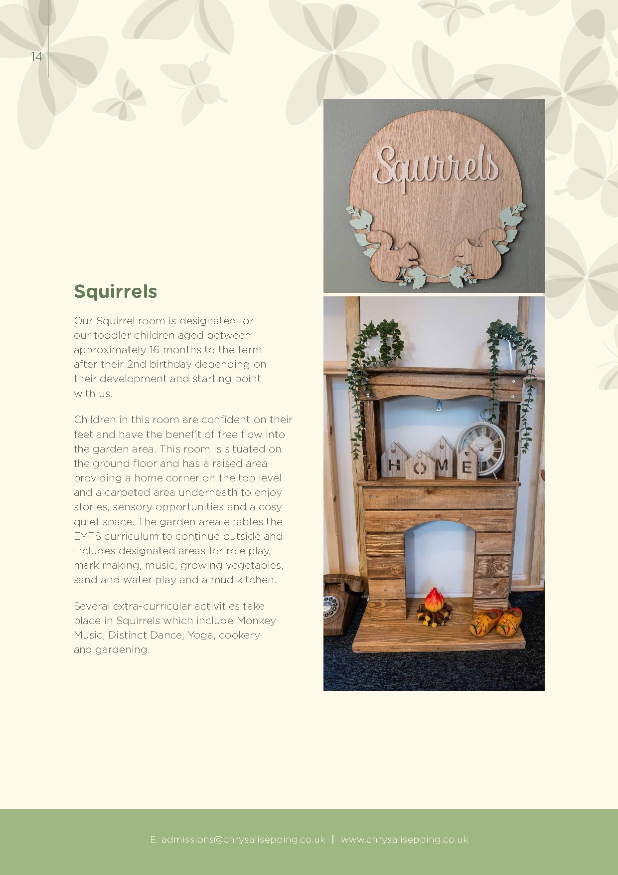Chrysalis Epping prospectus, page 14 of 26