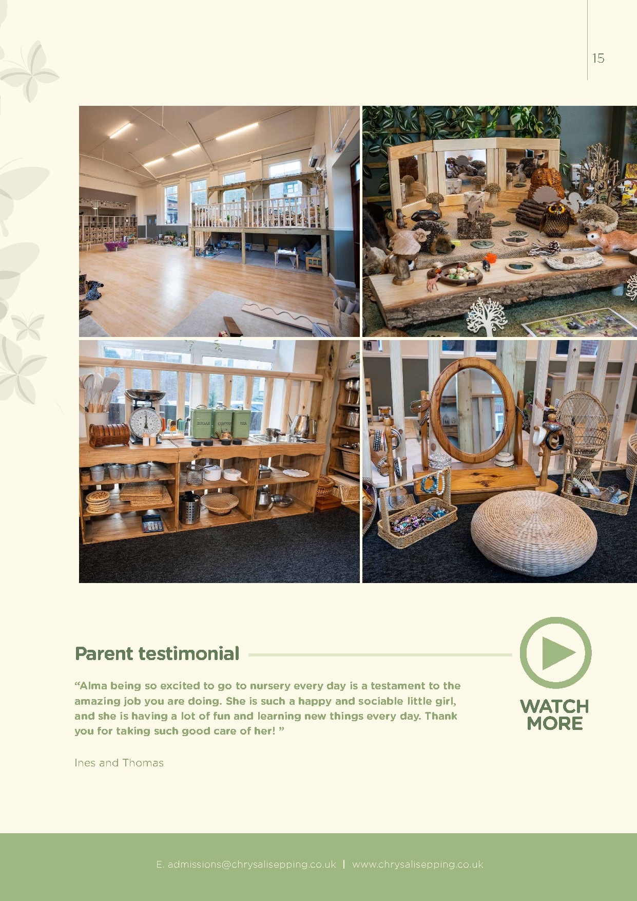Chrysalis Epping prospectus, page 15 of 26